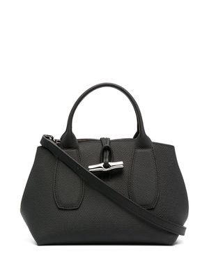 Longchamp small Roseau top handle bag - Black