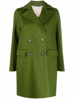 Alberto Biani double-breasted virgin wool coat - Green