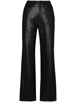 ROTATE Rotie vegan leather trousers - Black