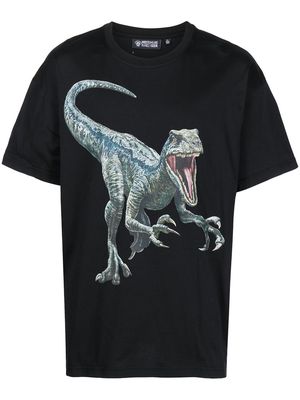 Mostly Heard Rarely Seen Dino-print T-shirt - Black