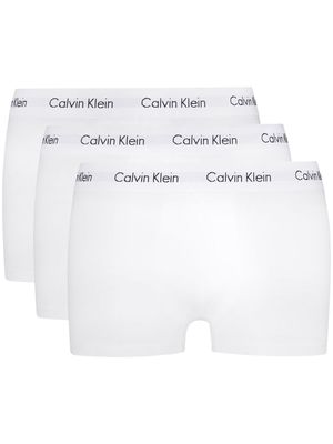 Calvin Klein Underwear low rise elasticated trunk set - White
