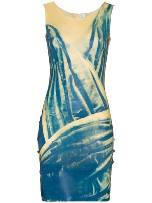 Maisie Wilen After Hours graphic print dress - Blue