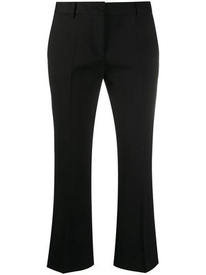 Alberto Biani cropped tailored trousers - 90 BLACK
