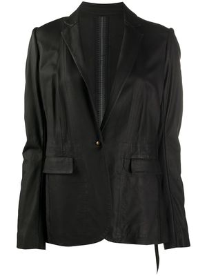 Isaac Sellam Experience single-breasted fitted blazer - Black