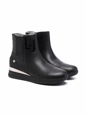 LIU JO Connie wedge ankle boots - Black