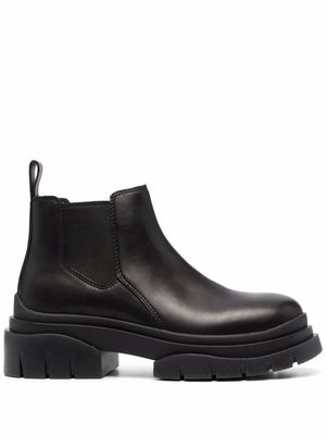 ASH chunky sole ankle boots - Black