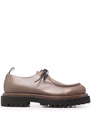 Officine Creative polished calf leather shoes - Neutrals