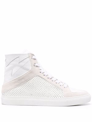 Zadig&Voltaire Flash high-top sneakers - White