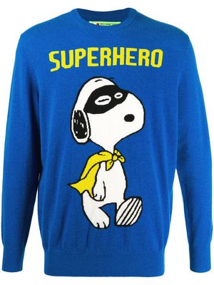 MC2 Saint Barth Snoopy Superhero crewneck jumper - Blue