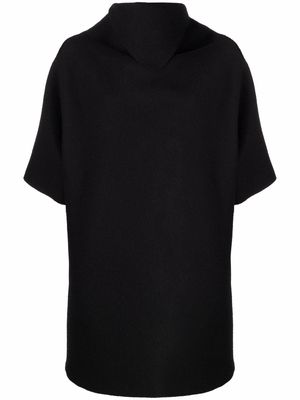 Raf Simons embroidered-logo knitted dress - Black