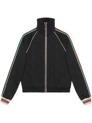 Gucci GG-jacquard jersey track jacket - Black