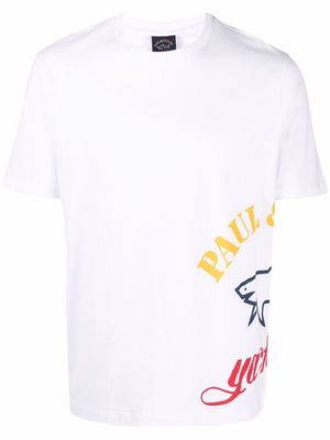 Paul & Shark logo-print T-shirt - White