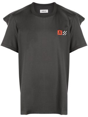 AMBUSH folded-edge crew-neck T-shirt - Grey