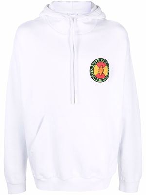 Marcelo Burlon County of Milan County Park-patch hoodie - White