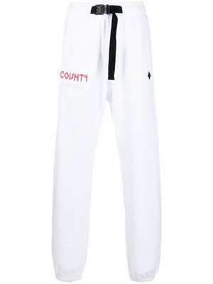 Marcelo Burlon County of Milan County track trousers - White