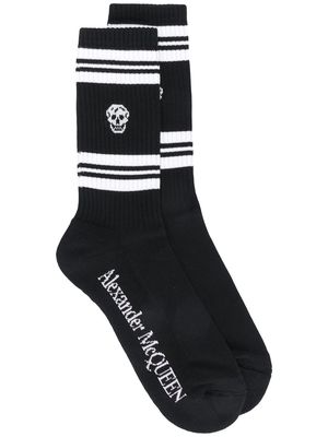 Alexander McQueen skull-motif socks - Black