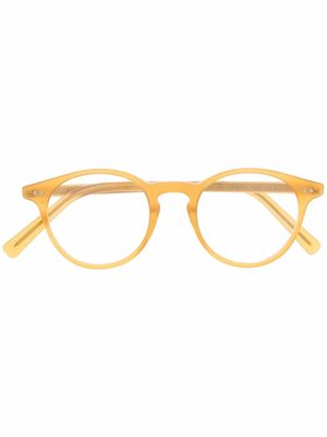 Epos round frame glasses - Yellow
