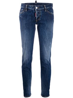 Dsquared2 cropped slim-fit jeans - Blue