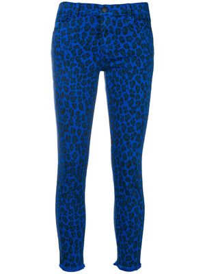 J Brand leopard-print jeans - Blue