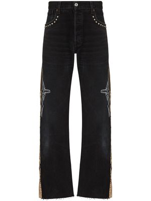 Children Of The Discordance Vintage All American panelled jeans - Black