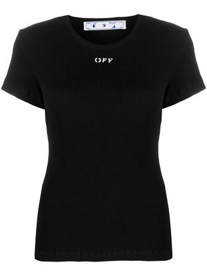 Off-White logo-print T-shirt - Black