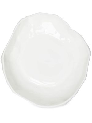 1882 Ltd Large flat bone china platter - White