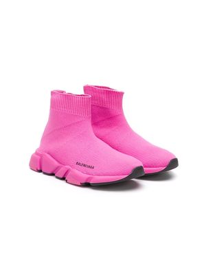 Balenciaga Kids Speed sock sneakers - Pink