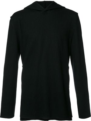 Private Stock V-neck hoodie - Black