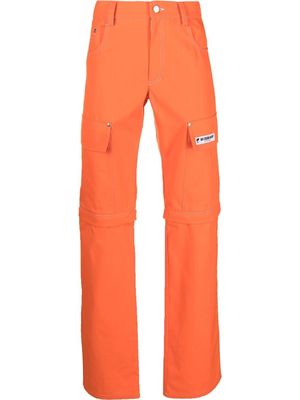 MISBHV logo straight-leg trousers - Orange