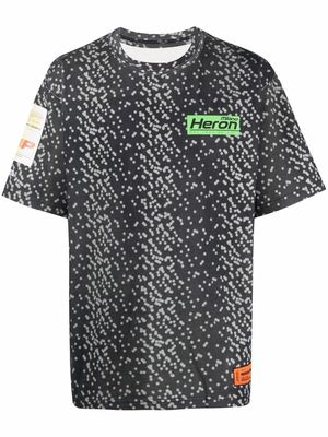 Heron Preston oversize logo-print T-shirt - Grey