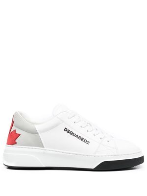 Dsquared2 applique low-top sneakers - White