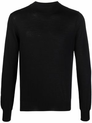 Fileria fine knit wool jumper - Black