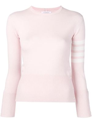 Thom Browne stripe detail jumper - Pink