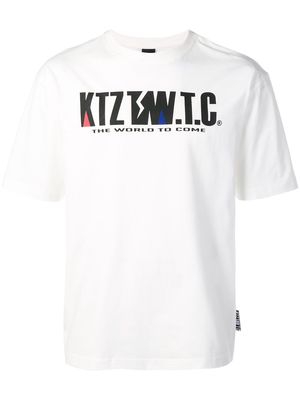KTZ mountain letter T-shirt - White