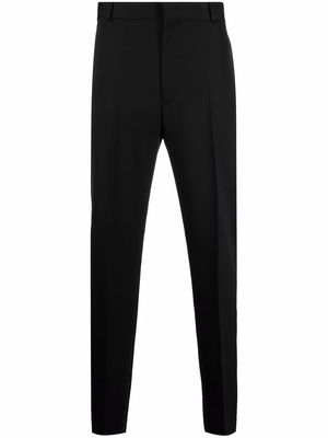 Alexander McQueen high-waisted slim-fit trousers - Black