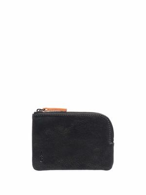 Ally Capellino zipped leather wallet - Black