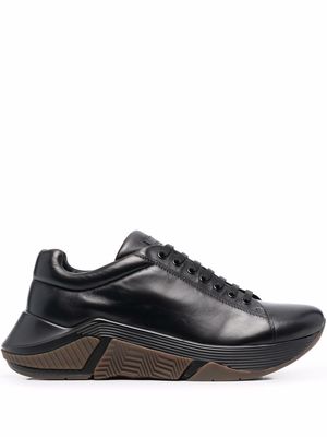 Giorgio Armani lace-up low-top sneakers - Black