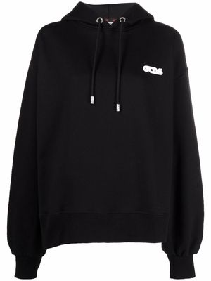 Gcds logo patch hoodie - Black