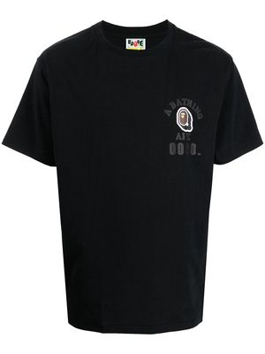 A BATHING APE® ape logo-print cotton T-shirt - Black