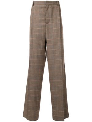 Botter classic check trousers - Brown