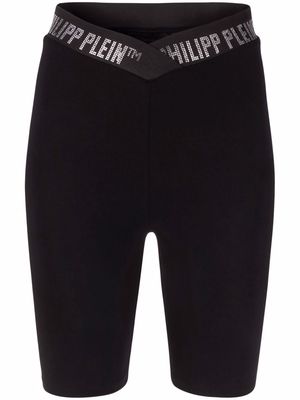 Philipp Plein Stones super high waist shorts - Black