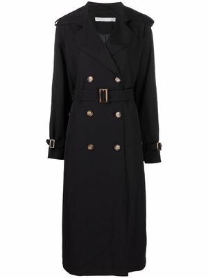 12 STOREEZ classic trench coat - Black