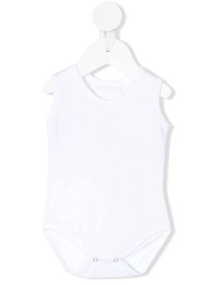 Story Loris sleeveless snap button bodysuit - White