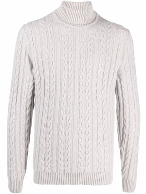 Borrelli cable-knit jumper - Grey