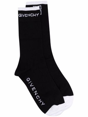 Givenchy 4G logo knit ankle socks - Black