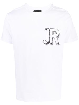 John Richmond logo print crew-neck T-shirt - White