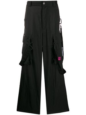 Off-White bondage cargo trousers - Black