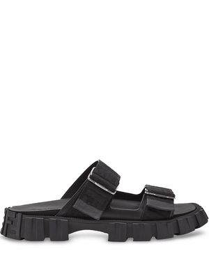 Fendi Force lug-sole sandals - Black