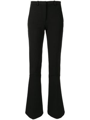 Versace flared tailored trousers - Black