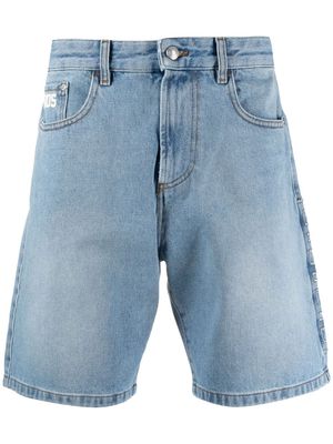 Gcds wide-leg denim shorts - Blue